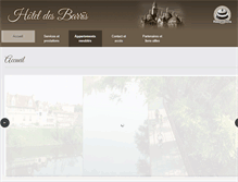 Tablet Screenshot of hoteldesbarris.com